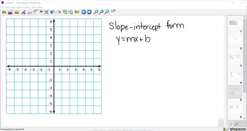 Preview of Slope-Intercept Form (Instructional Video/Lesson Plan)