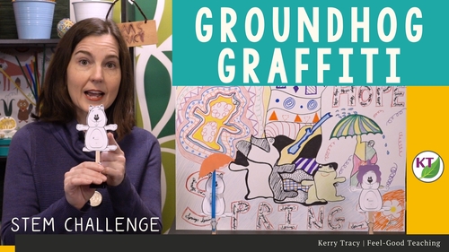 Preview of Groundhog Day STEM Challenge Video: Groundhog Graffiti