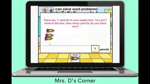 First Grade Mathematics Standards Aligned Digital Bundle by Mrs Ds Corner