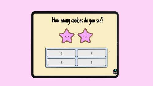 Counting Objects 1-10 Math Boom Cards (ABLLS-R R4 + R8)