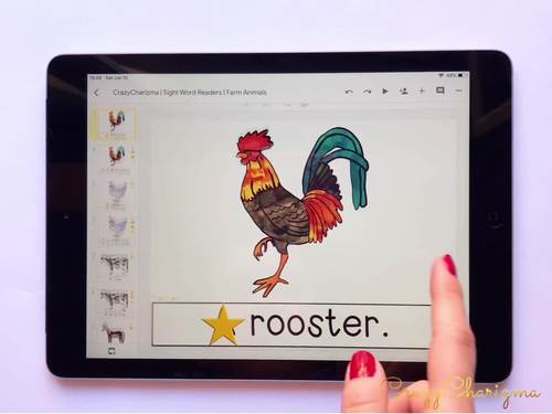 Sight Word Reader Kindergarten Farm Animals Activities Fall Emergent Reader