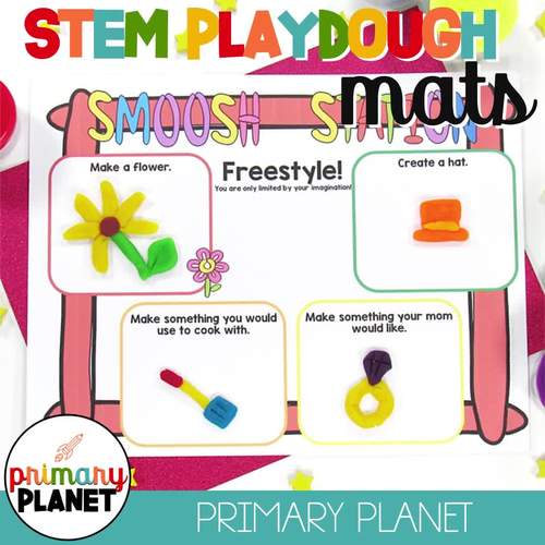 Play Dough Mats STEM Activities STEM Challenges TpT