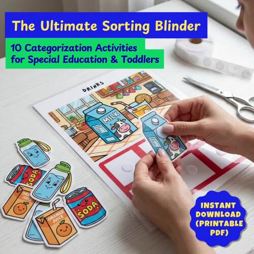 Special Ed Sorting Activity Binder Non-identical Matching & Logic ...
