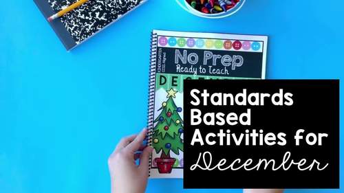 Kindergarten Math Literacy Centers NO PREP Worksheets ...