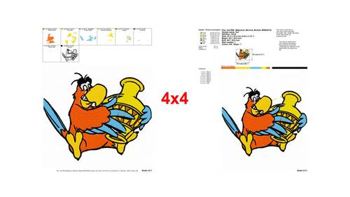 Aladdin Iago The Scheming Parrot Various Expressive Poses And Actions ...
