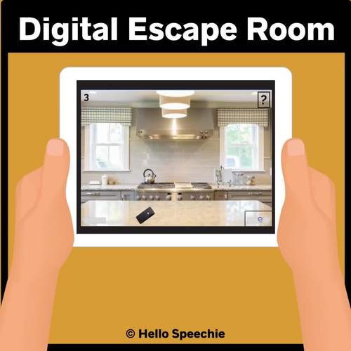 Digital Escape Room Escaping Grandma's Thanksgiving 1st and 2nd Grade