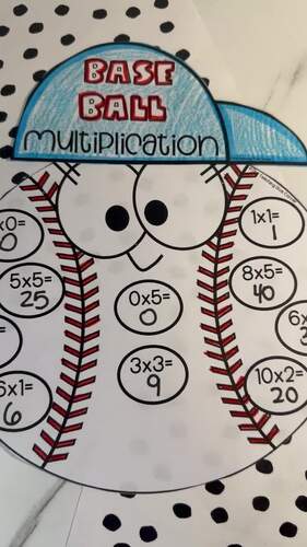 Spring Multiplication Math Crafts by The Teaching Diva Corner | TPT
