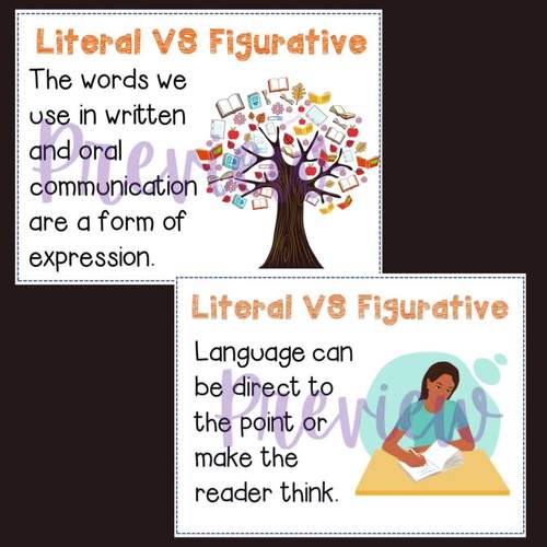 Literal vs. Figurative Language by Bilingual Teaching Made Easy TPT
