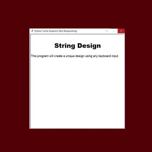 String Array Name Design Project Word Problems 3 Editable Turtle Unit 10