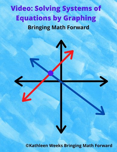 Preview of Solving Systems of Equations by Graphing - Video and ActivInspire Flipchart