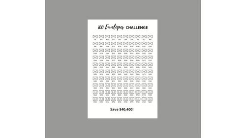 40000 Savings Challenge Printable PDF by Mom Money Map | TPT