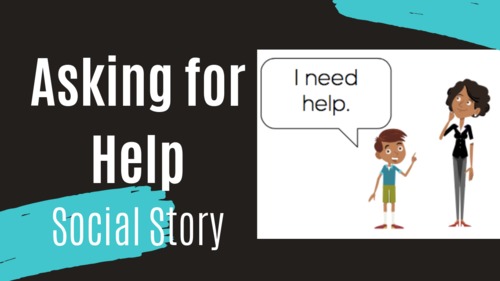 Preview of Asking for Help - Animated Social Story for Special Education / Autism