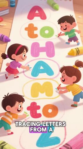 Alphabet Tracing Worksheets A–Z | Letter Formation & Beginning Sounds