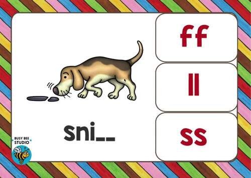 DOUBLE FINAL CONSONANT ENDINGS | PHONICS BOOM CARDS FLOSS RULE REVIEW ...