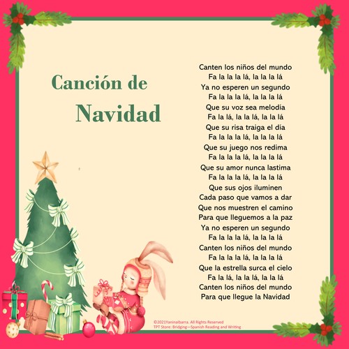 Christmas on sale spanish songs