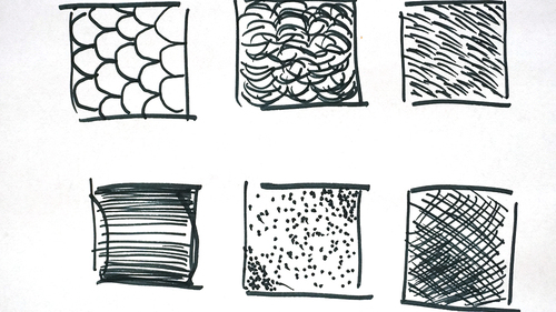 Drawing Texture - Video Instruction And Lesson Plan By Mr Otter Studio