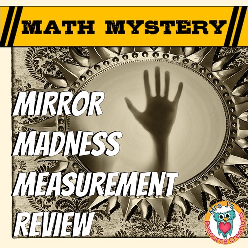 Preview of Measurement Review - Math Mystery Grades 3 - 5
