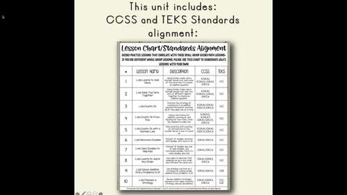 Addition to 10 First Grade Math Lessons, Guided Math, Worksheets & Math Talks
