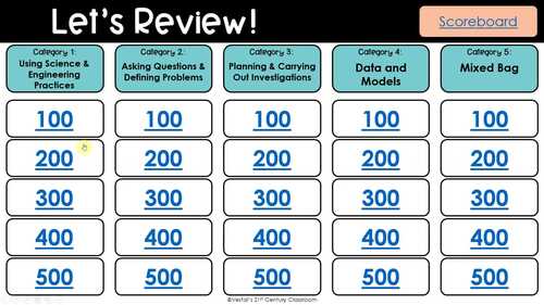 Water Cycle Interactive Game - Jeopardy-Style Game (Science SOL 3.7)