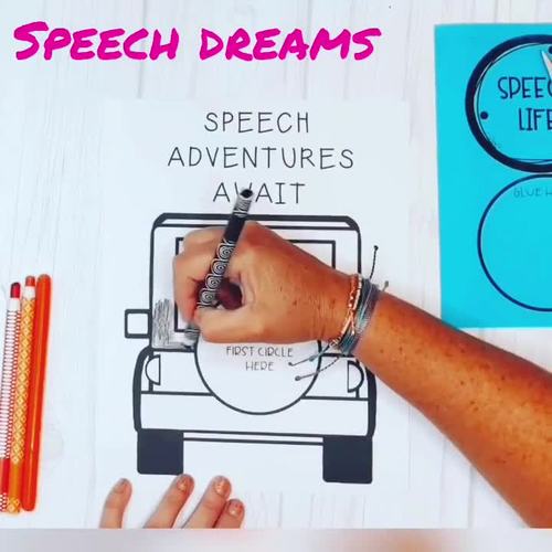 Speech and Language Therapy Jeep Craft by Speech Dreams | TpT