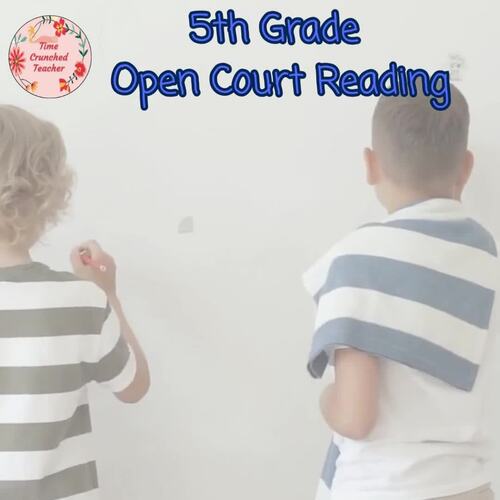 5th Grade Open Court Reading Unit 5 Week 2 VOCABULARY WORD WORK | TPT