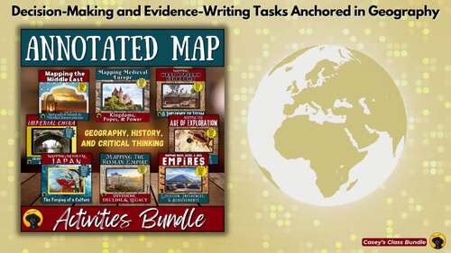 Annotated Maps Geography Bundle | Critical Thinking Activities | TPT