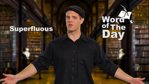 Preview of Word of the Day - Superfluous