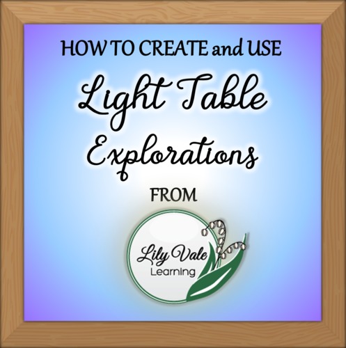 Preview of **How to Create & Use "Light Table Explorations" from LilyVale Learning-