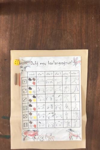 Roll and Draw! - Cave Paintings - with video for distance learning!