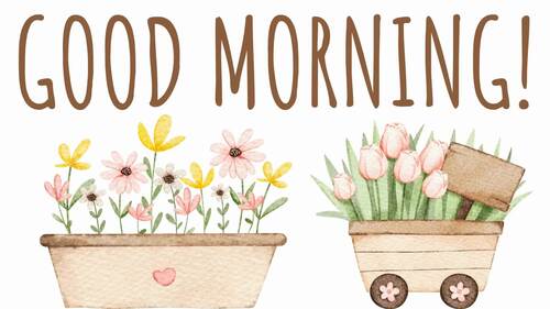 Spring Agenda Google Slides | Editable Daily and Weekly Templates March ...