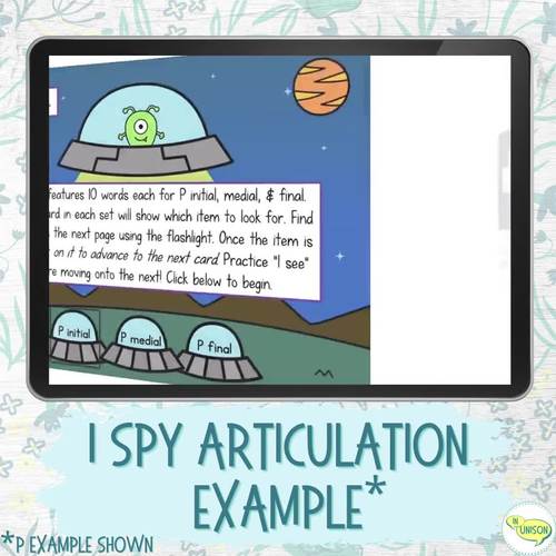 Flashlight Search I Spy Articulation Boom Cards™ M Sound | TPT