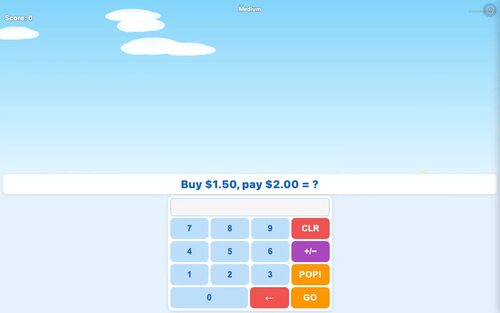 3rd Grade Making Change Math Game | Math Center Chromebook by Kick My Math