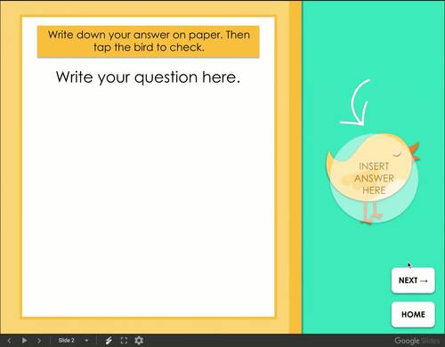 Google Slides PPT Game Template | Digital Editable Self ...