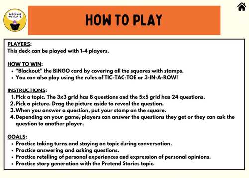 Conversation Starters and Ice Breakers for Fall Speech Therapy Boom Cards