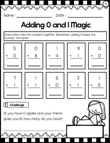 First Grade Math Fact Fluency Assessments | 20 Addition & Subtraction Pages