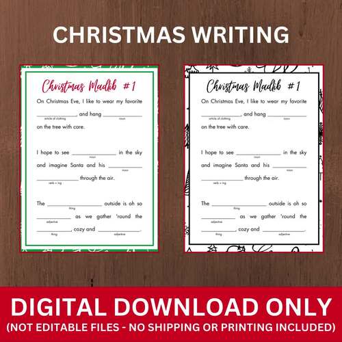 Christmas Activity Pack for Kids - 30+ Pages Digital Download by Luka6160