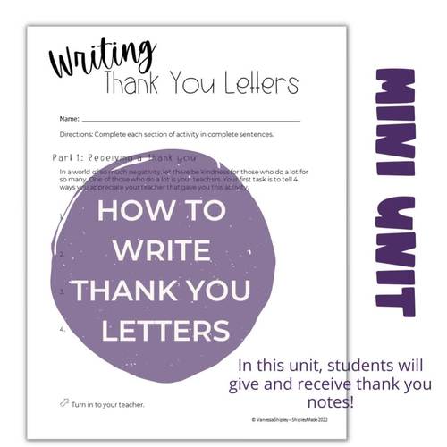 How to Write Thank You Letters
