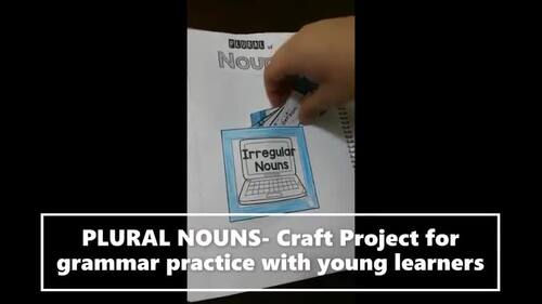 ☀️plural Nouns Craft Projects By Esl Classroom Tpt 1936