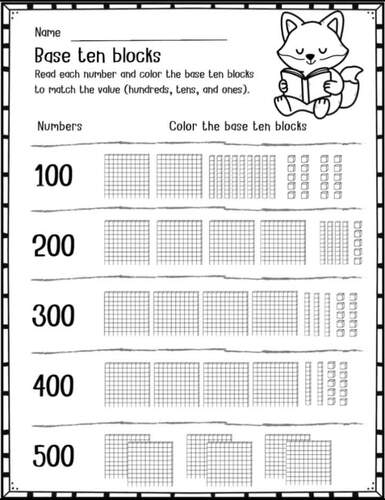 2nd Grade | Place Value Math Practice | 2.NBT.A.1 by Phasiya Homeschool Kit