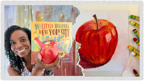 Preview of The Big Apple: NYC Book Read Aloud & Realistic Apple Drawing