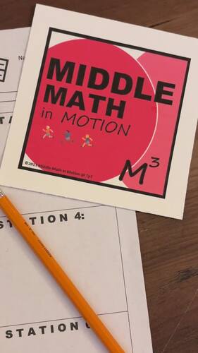 MATH STATIONS Area of Composite Figures by Middle Math in Motion