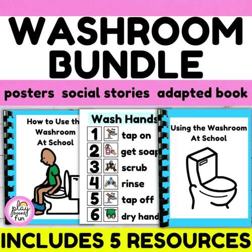 BUNDLE TOILETING, WASHING HANDS, AND HYGIENE SUPPORTS, LIFE SKILLS, SPED