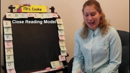 Preview of ELA  Close Reading Model and Writing Mini Lesson 10
