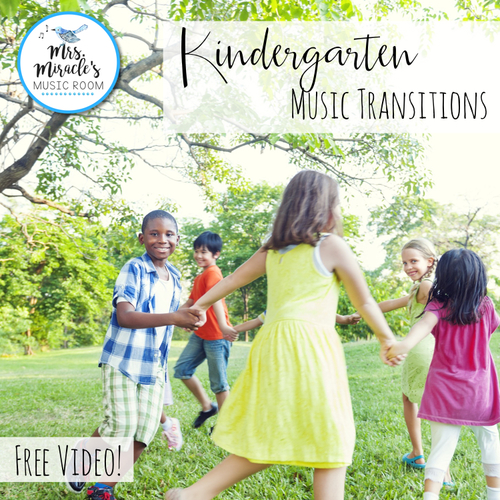 Preview of Kindergarten Music Transitions