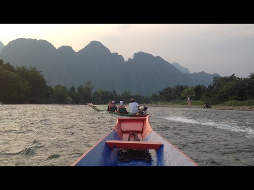 Preview of Vang Vieng Nam Song River of Lao(Video 0.50 M)