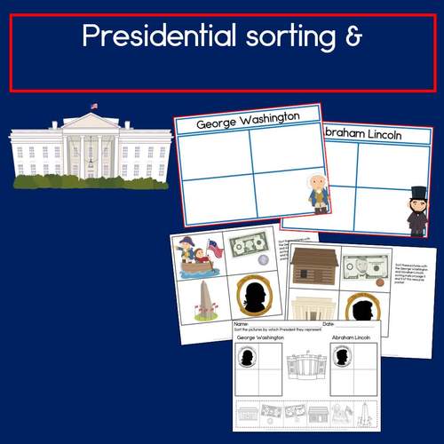 Presidents Day Sentence Picture Match Reading Comprehension Washington