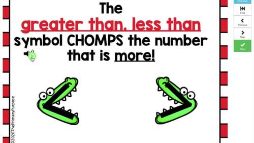 Comparing 2 Digit Numbers Boom Task Cards Greater Than Less Than Symbols