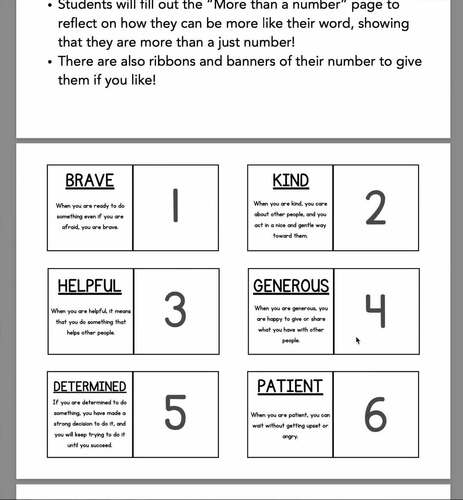 Student Numbering System | Classroom Positive Behavior & Back to School
