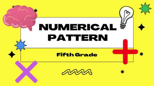 Preview of 5th Grade Numerical Pattern slideshow