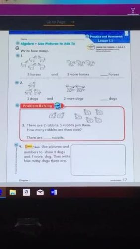 Go Math Grade 1 Chapter 1 Lesson 1 Homework by The Fabulous Miss Pairan
